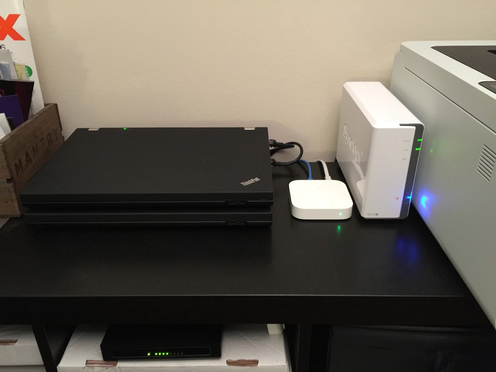 W510 Laptops and Synology DS unit